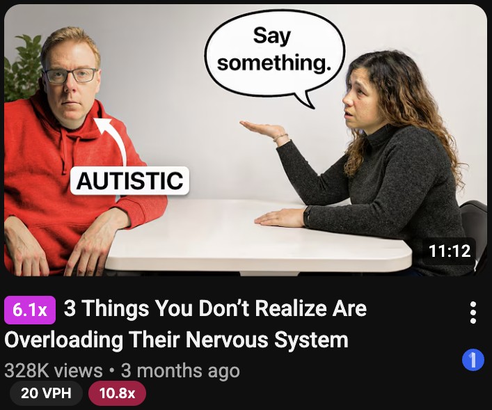 3 Things You Don't Realize Are Overloading Their Nervous System. 328K views, 6.1x outlier
